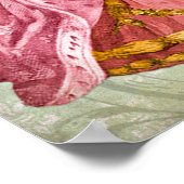 Marie Antoinette Verseilles Queen Print Poster (Ecke)