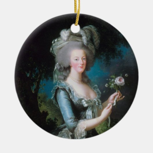Marie Antoinette Verzierung Keramik Ornament (Vorne)