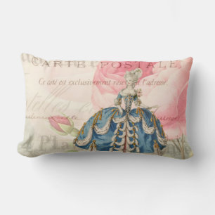 Marie Antoinette Vintage Französisches Rücken Kiss Lendenkissen
