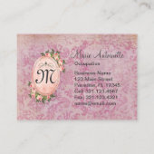 Marie Antoinette ~ Visitenkarte (Rückseite)