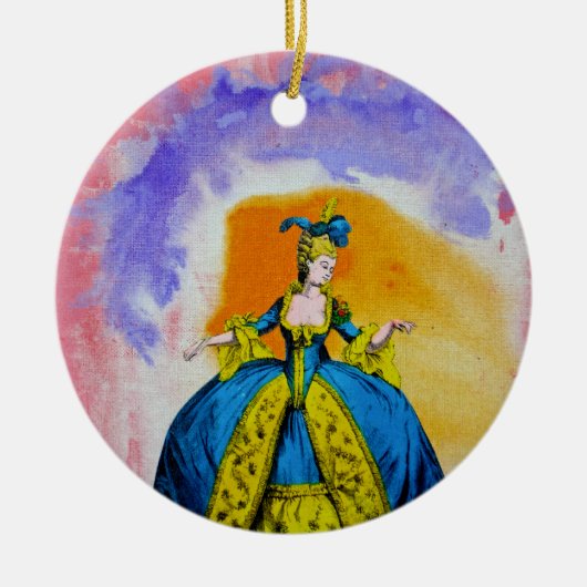 Marie Antoinette von Michael Moffa Keramikornament (Vorne)