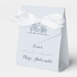 Marie Antoinette Wedding Rokoko Dusty Blue Geschenkschachtel