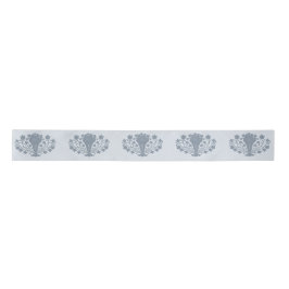 Marie Antoinette Wedding Rokoko Dusty Blue Satinband