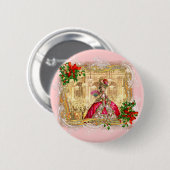 Marie-Antoinette-Weihnachtsball Button (Vorne & Hinten)
