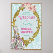 Marie Antoinette Welcome Sign Poster Board (Vorne)