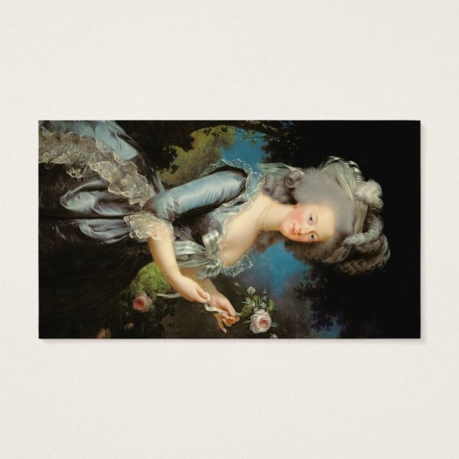 Marie Antoinette with a Rose, 1783 (Rückseite)