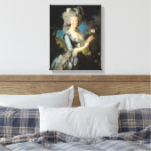 Marie Antoinette with a Rose, 1783 Leinwanddruck (Insitu (Schlafzimmer))