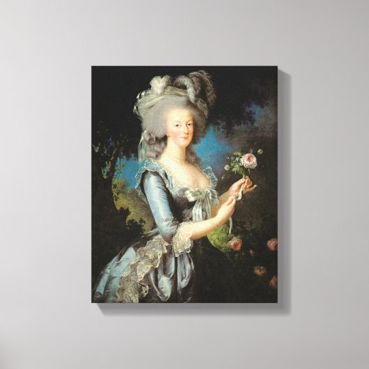 Marie Antoinette with a Rose, 1783 Leinwanddruck (Vorderseite)