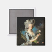 Marie Antoinette with a Rose, 1783 Magnet (Vorderseite/Rückseite)