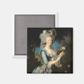 Marie Antoinette with a Rose, 1783 Magnet (Vorderseite/Rückseite)