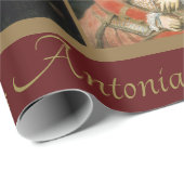 Marie Antoinette Wrapping Paper Geschenkpapier (Rolleneckpunkt)