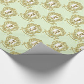 Marie Antoinette Wrapping Paper Geschenkpapier (Ecke)