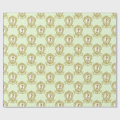 Marie Antoinette Wrapping Paper Geschenkpapier (Flach)