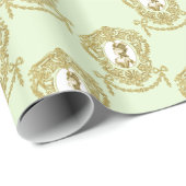 Marie Antoinette Wrapping Paper Geschenkpapier (Rolleneckpunkt)