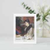 Marie Bashkirtseff #4 - Fine Art Postcard Postkarte (Stehend Vorderseite)