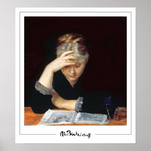 Marie Bashkirtseff Zedign Art Poster #22 (Vorne)