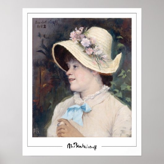 Marie Bashkirtseff Zedign Art Poster #6 (Vorne)