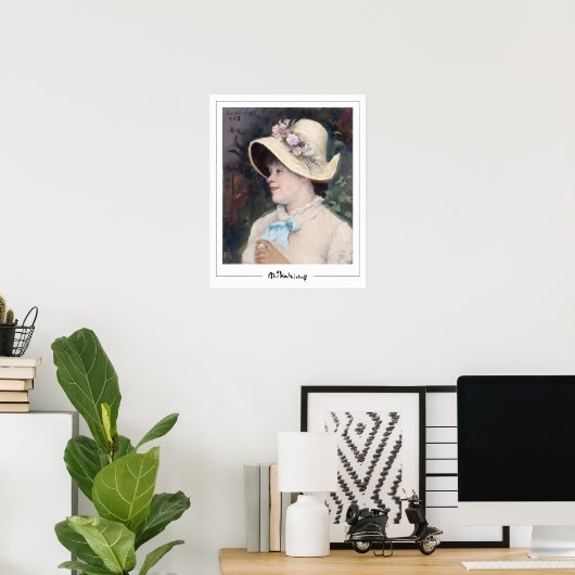 Marie Bashkirtseff Zedign Art Poster #6 (Heimbüro)