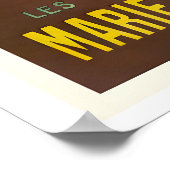 Marie Brizard and Roger Anisette Cherry Brandy and Poster (Ecke)