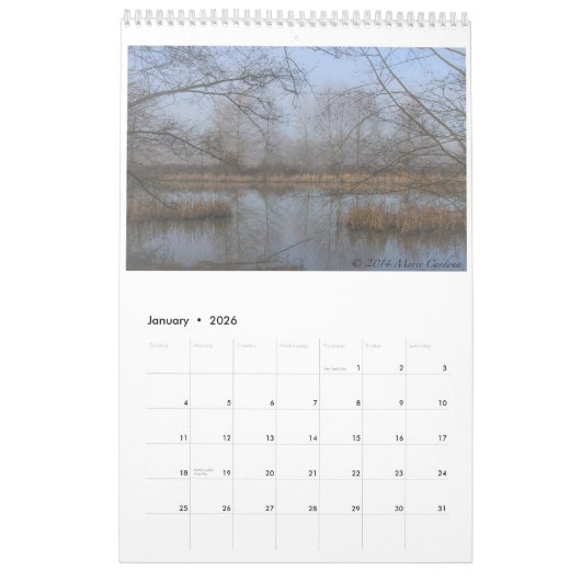 Marie Cardona - Leben in Nebel - Kalender 2022 (Jan 2026)