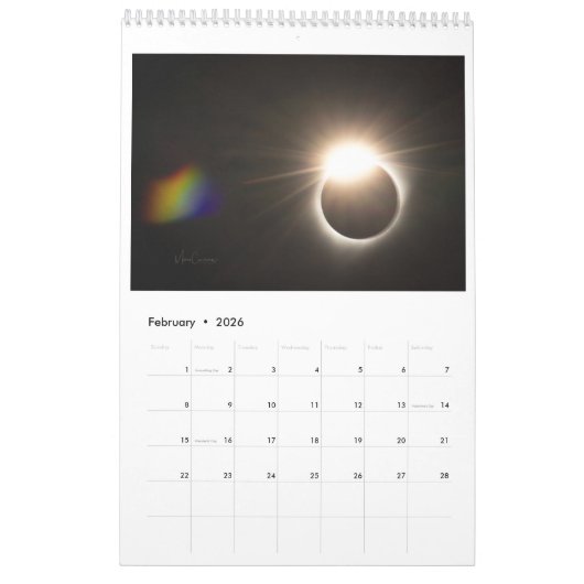 Marie Cardona - Solar Eclipse 2022 Kalender (Feb 2026)