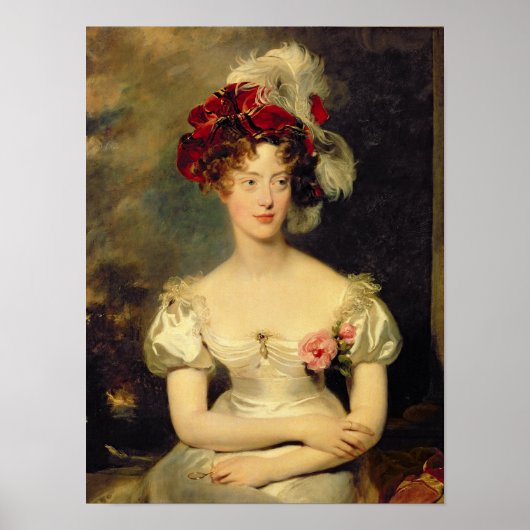 Marie-Caroline de Bourbon Duchesse de Berry Poster (Vorne)