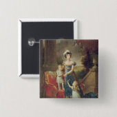 Marie-Caroline de Bourbon mit ihren Kindern Button (Vorne & Hinten)