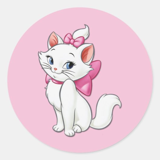 Marie Classic Round Sticker (Vorderseite)