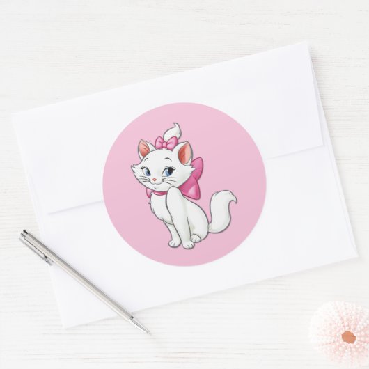 Marie Classic Round Sticker (Umschlag)