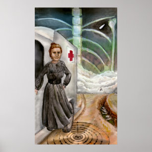 Marie Curie Art Print Poster