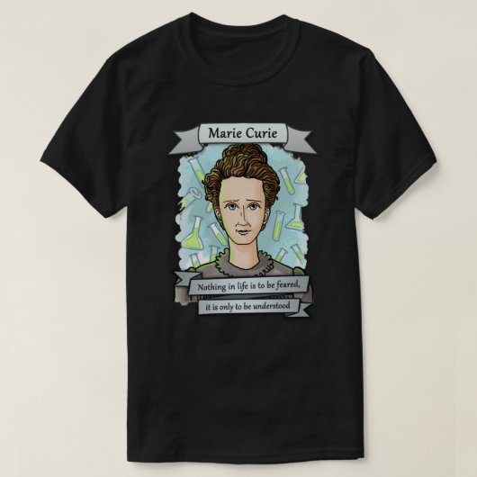 Marie Curie Classic T - Shirt (Design vorne)