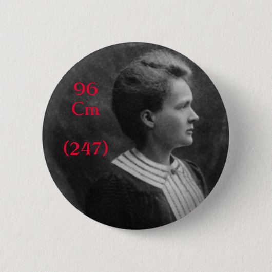 Marie Curie-Curium Button (Vorderseite)