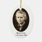 Marie Curie Keramikornament (Vorne)