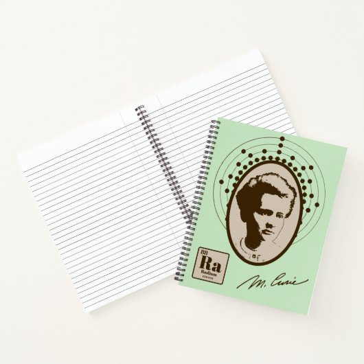Marie Curie - Mint Notizblock (Innenseite)