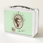 Marie Curie - Minze Metall Brotdose (Rückseite)