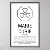 Marie Curie Poster (Vorne)