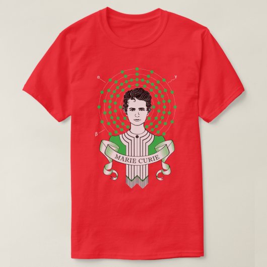 Marie Curie T-Shirt (Design vorne)