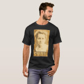 Marie Curie Torn Propaganda Poster T-Shirt (Vorne ganz)
