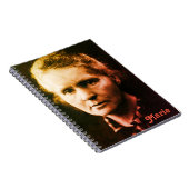 Marie Currie Notizblock (Rechte Seite)