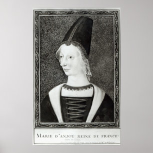 Marie d'Anjou Queen of France Poster