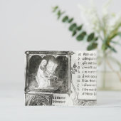 Marie de France schriftlich Postkarte (Stehend Vorderseite)