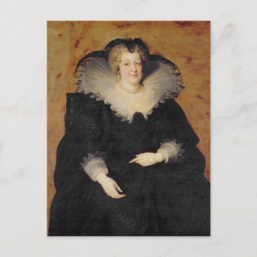 Marie de Medici, 1622 Postkarte (Vorderseite)