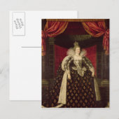 Marie de Medici in Coronation Robes, c.1610 Postkarte (Vorne/Hinten)