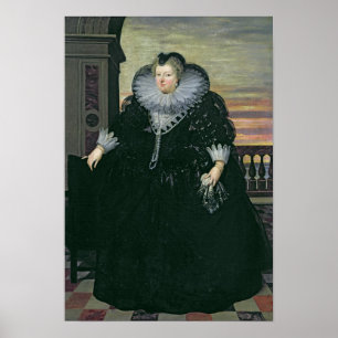 Marie de Medici Queen of France, 1617 Poster