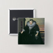 Marie de Medici Queen von Frankreich, 1617 Button (Vorne & Hinten)