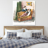 Marie Dorval in der Rolle von Adele d'Hervey Leinwanddruck (Insitu (Schlafzimmer))