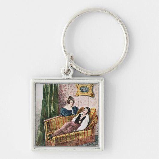 Marie Dorval in der Rolle von Adele d'Hervey Schlüsselanhänger (Vorne)