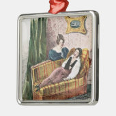 Marie Dorval in der Rolle von Adele d'Hervey Silbernes Ornament (Links)