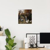 Marie François Firmin-Girard Shepherd Girl Poster (Heimbüro)