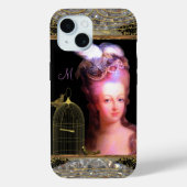 Marie French Charm Monogram Case-Mate iPhone Hülle (Rückseite)